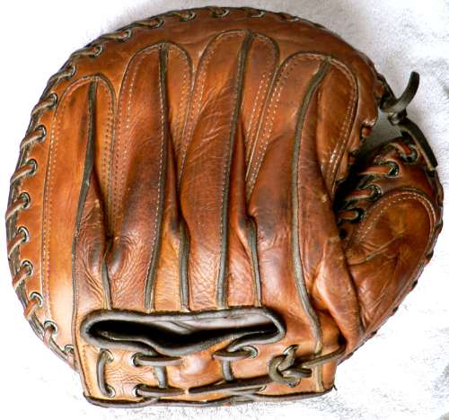 Jimmie Wilson OK Catchers Mitt Back