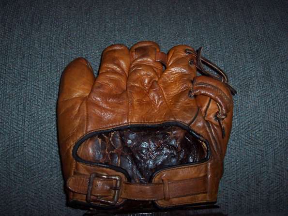 Olympic 353 Softball Glove Back