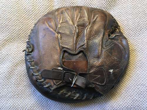 Patch Pocket Catchers Mitt Back