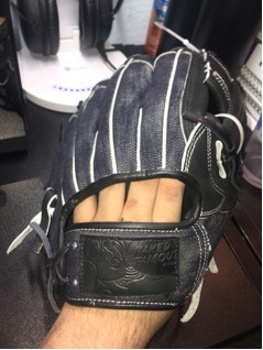 Selvedge Denim Glove Back
