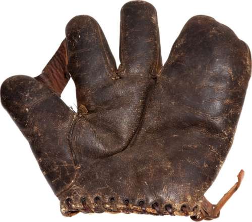 Jim Cooney Game Used 3 Finger Front
