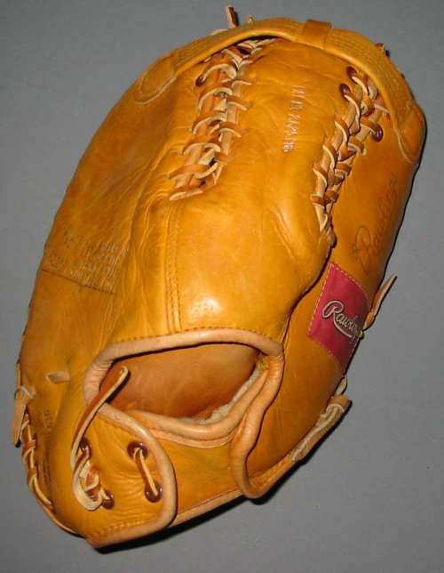 Whitey Lockman Rawlings T86 Back