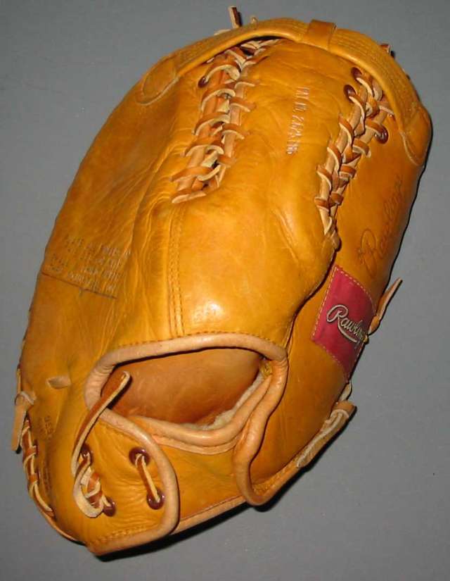 Whitey Lockman Rawlings T86 Back