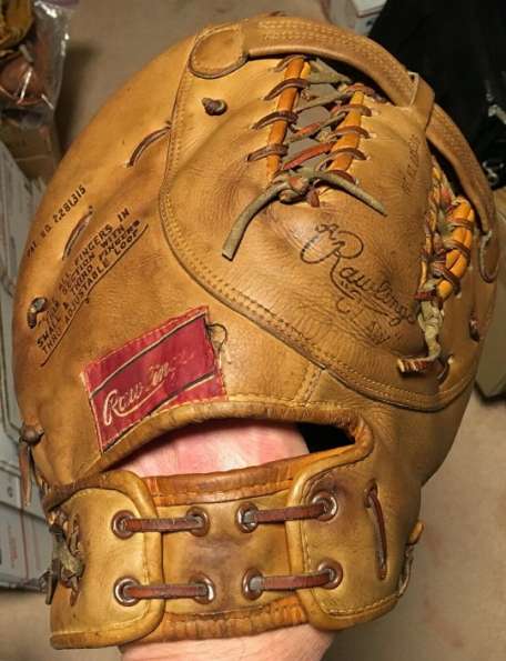 Stan Musial Rawlings TM20 Personal Model Heart of the Hide Back