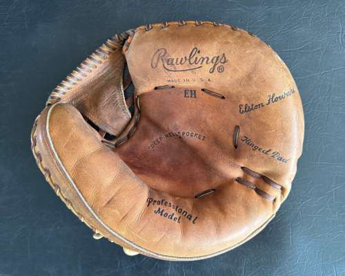 Elston Howard Rawlings EH Catchers Mitt Front
