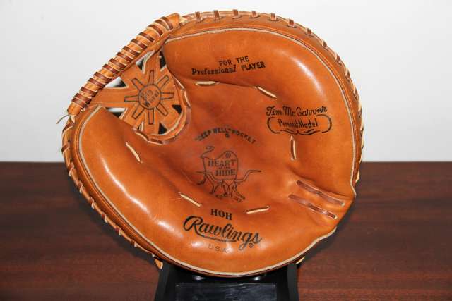 Tim McCarver Rawlings HOH Personal Model Front