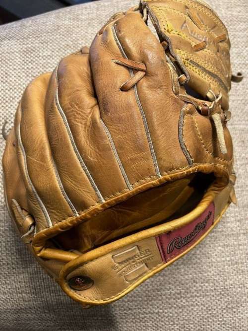 Eddie Mathews Rawlings EM Personal Model Back