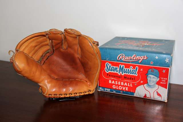Stan Musial Rawlings PM Personal Model in Box Front