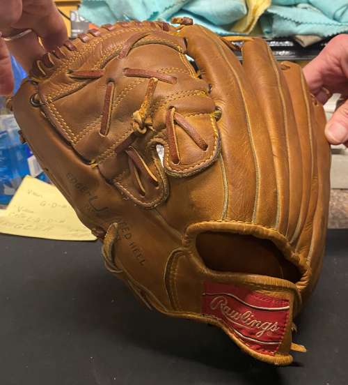 Warren Spahn Rawlings 3200 Back