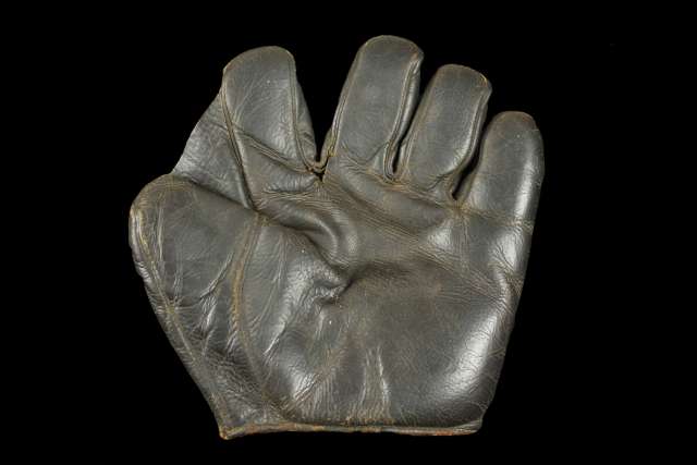 A.J. Reach Black Full Web With Celluloid Button Front