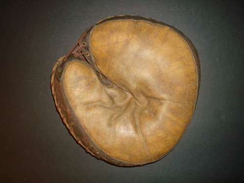 A.J. Reach Buckskin Catchers Mitt With Reach Buckle Front