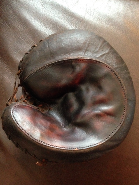 A.J. Reach Sewn Palm Catchers Mitt Front