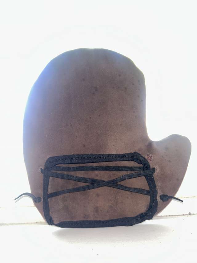Homemade Catchers Mitt Back