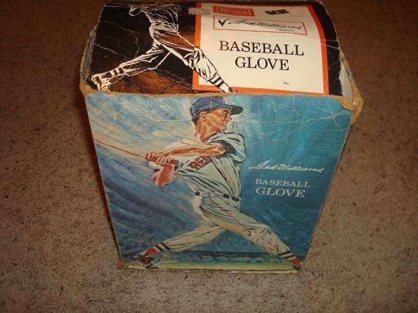 Ted Williams Sears 1676 Picture Box & Glove