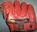 View the image: Sonnett Softball Glove Back
