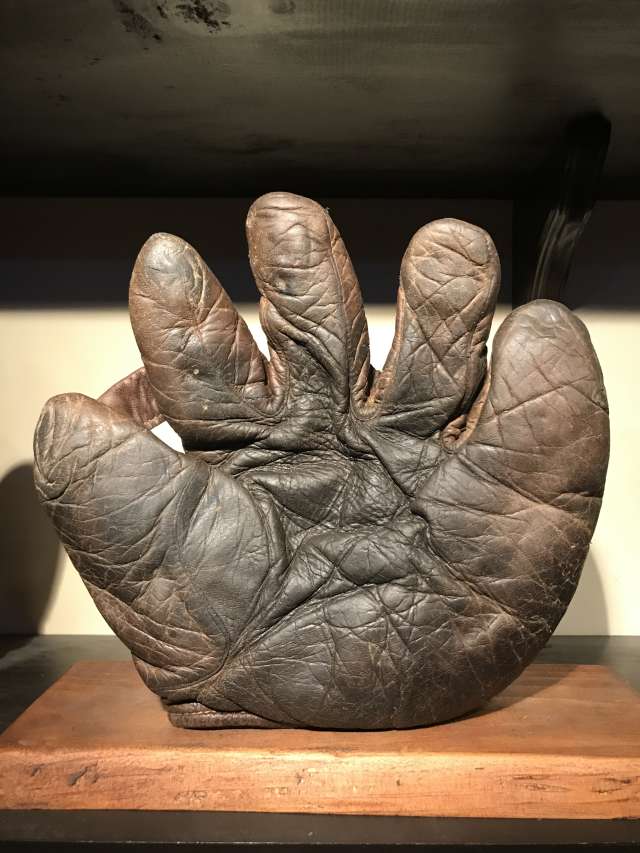 Spalding 1 Inch Web Brown Front