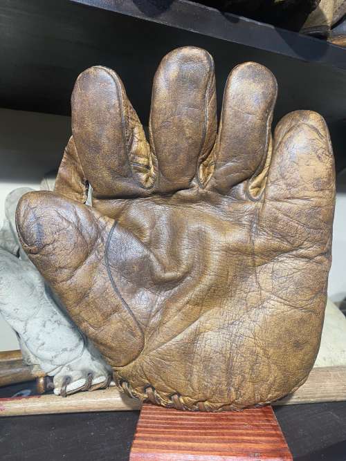 Spalding 1 Inch Web Brown Front