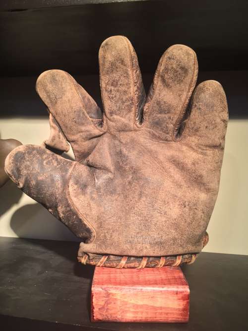 Spalding 1 Inch Web Brown Front