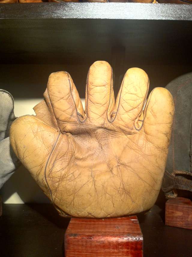 Spalding Full Web Brown Front