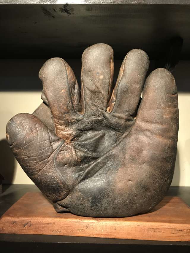 Spalding Full Web Brown Front