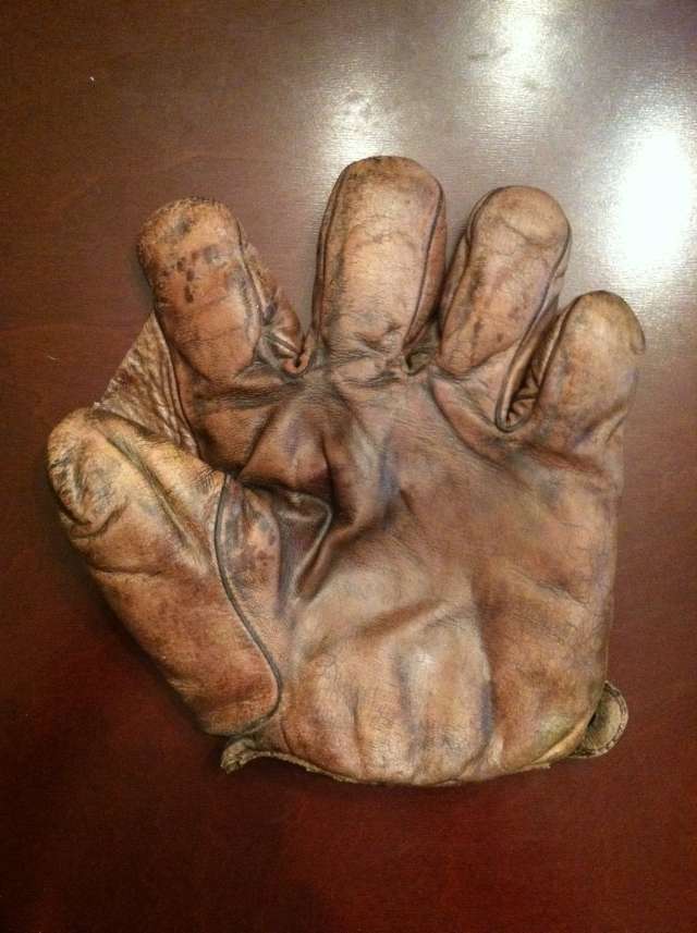 Spalding Full Web Brown Front