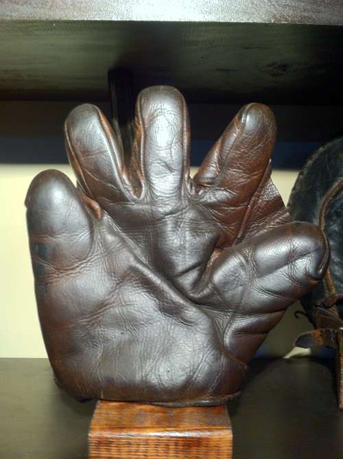 Spalding Full Web Brown Lefty Front