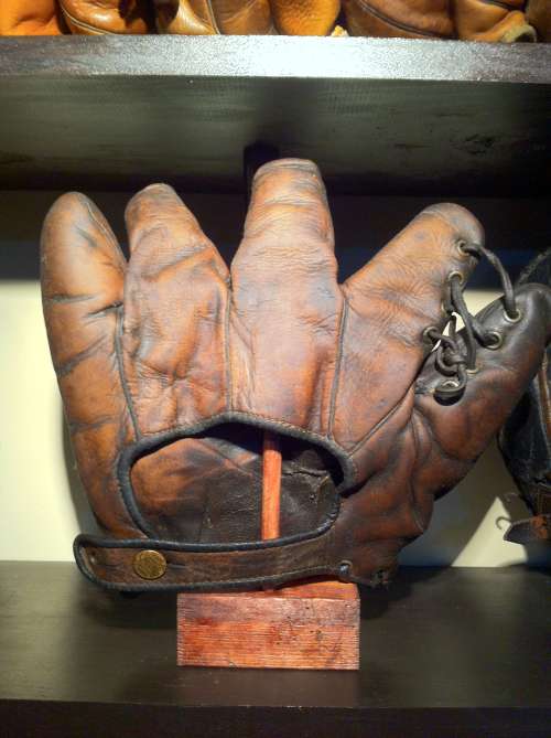 Spalding Laced Web Brown Back