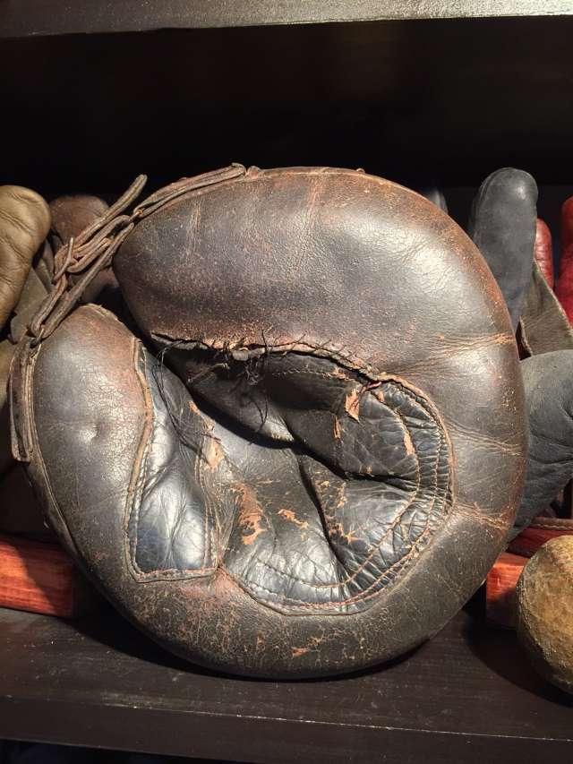 Thomas E. Wilson Patched Pocket Catchers Mitt Front