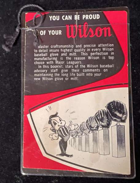 Ted Williams Wilson A2040 Hang Tag Front