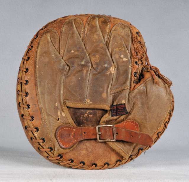 Winchester Sewn Pocket Catchers Mitt Back
