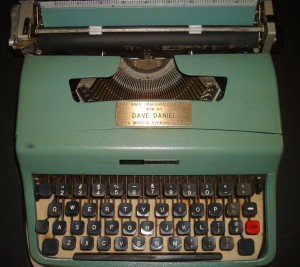 Dave Daniel Typewriter 3