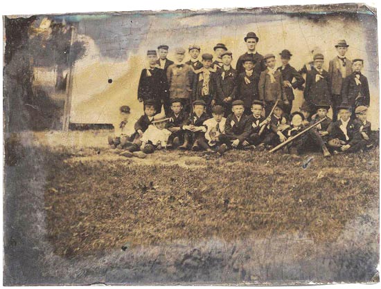 19th Century Tintype Boys Teams