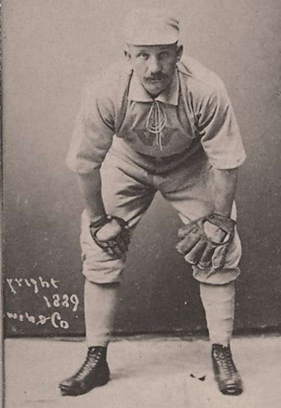 Hy Ebright With Sauer Catchers Glove