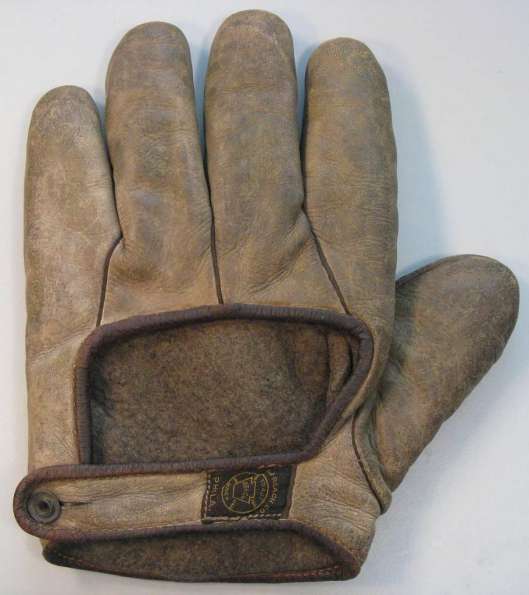 c. 1890's A.J. Reach Webless Glove Back