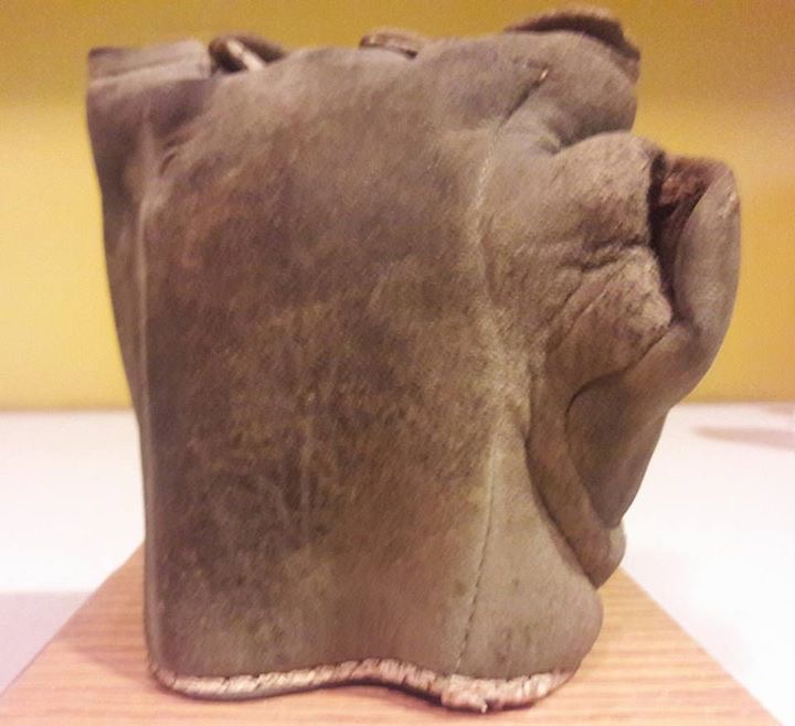 c. 1880's90's Fingerless Glove Front 19th Century Baseball Glove