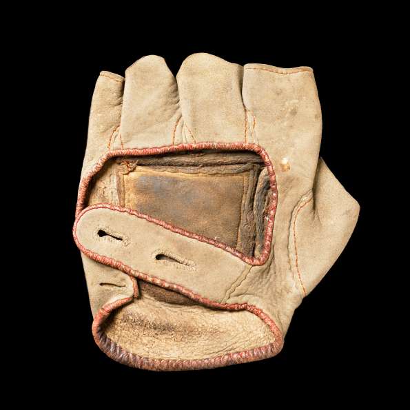 c. 1880's Rawlings Fingerless Glove Front
