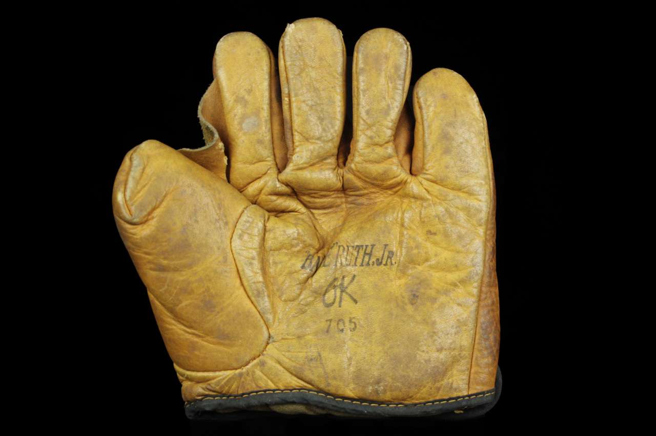 Babe Ruth Jr. OK 705 Front Babe Ruth Gloves Baseball Glove