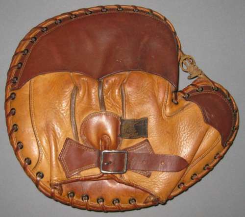 Wally Schang D&M Decker Patent Catchers Mitt Back