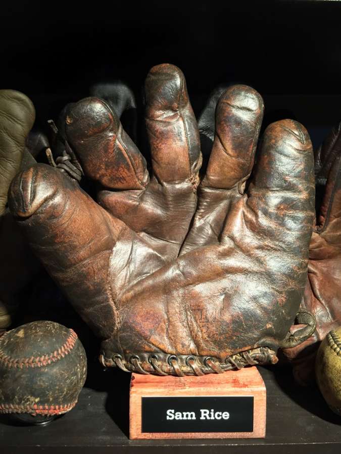 Sam Rice D&M Front Draper Maynard Baseball Glove Collector Gallery