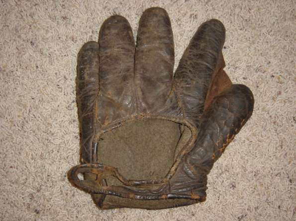 Early 1900's Crescent Glove Worn Back