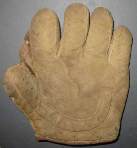 Early 1900's Crescent Glove Front Early Gloves & Mitts Baseball