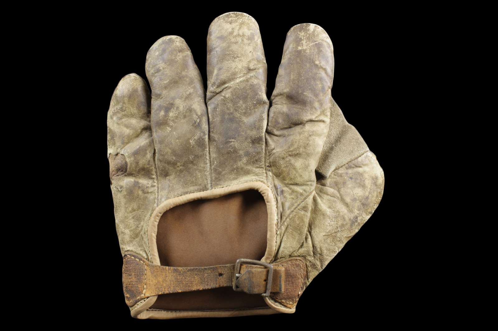 Early 1900's Buckle Back Crescent Glove Back Early Gloves & Mitts
