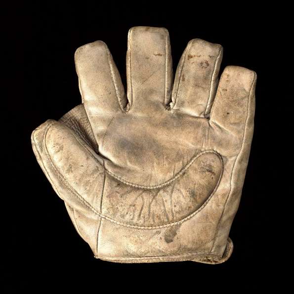 Early 1900's Flat Top Crescent Front Early Gloves & Mitts Baseball