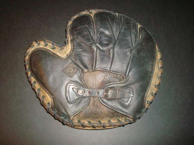 Edward K. Tryon Catchers Mitt Back