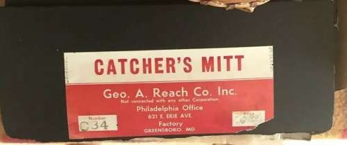 Bill Killefer George A. Reach C34 Box