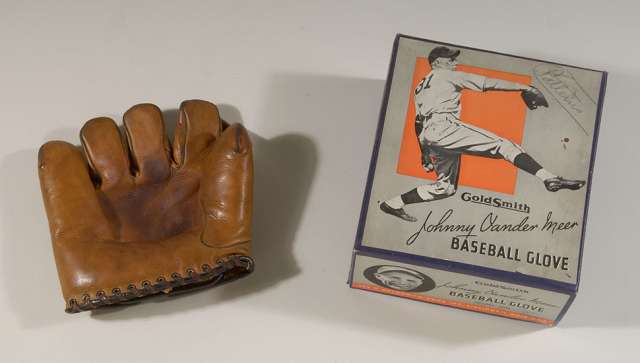 Johnny Vander Meer Glove and Box