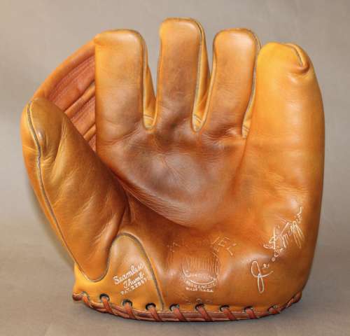 Joe DiMaggio Spalding 133 Orange Front