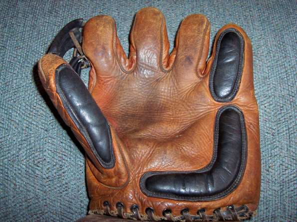 Ken Wel Double Button Softball Glove Front