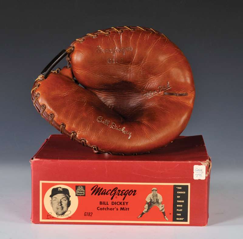 Bill Dickey MacGregor G182 Front MacGregor Baseball Glove Collector