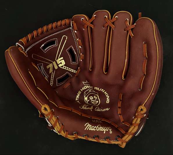 Hank Aaron MacGregor HRK Front MacGregor Baseball Glove Collector